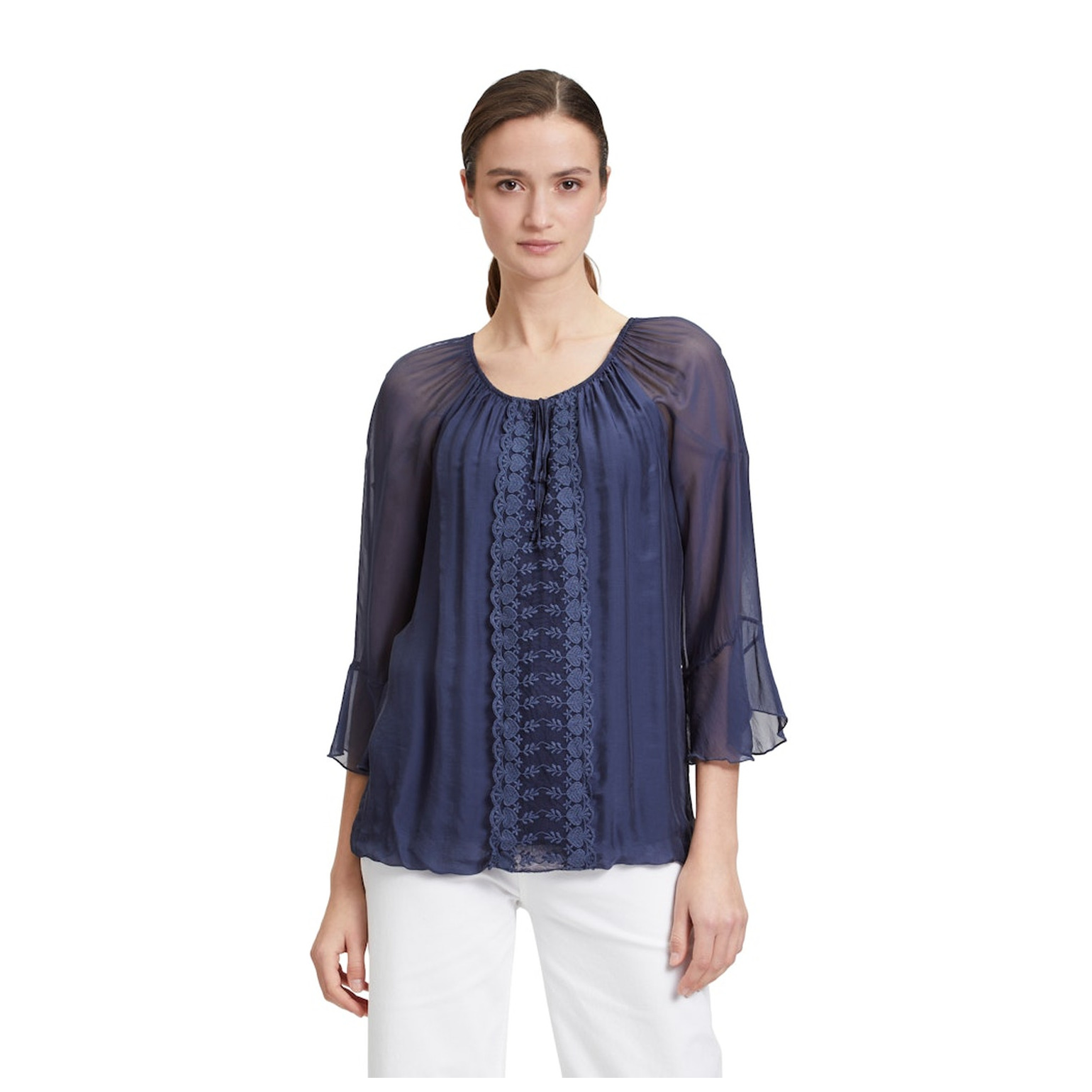 Cartoon Bluse Kurz 3/4 Arm