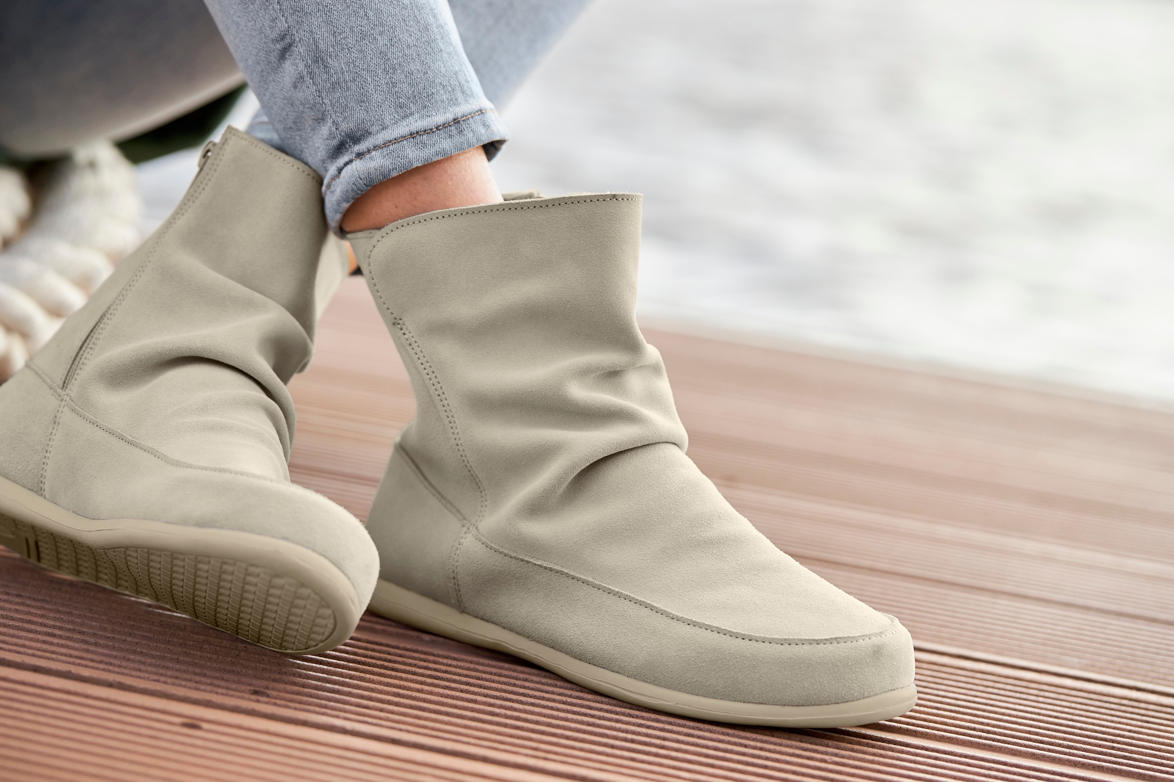 Vivance Stiefelette »Stiefel, Boots«  aus hochwertigem Leder mit Reissverschluss
