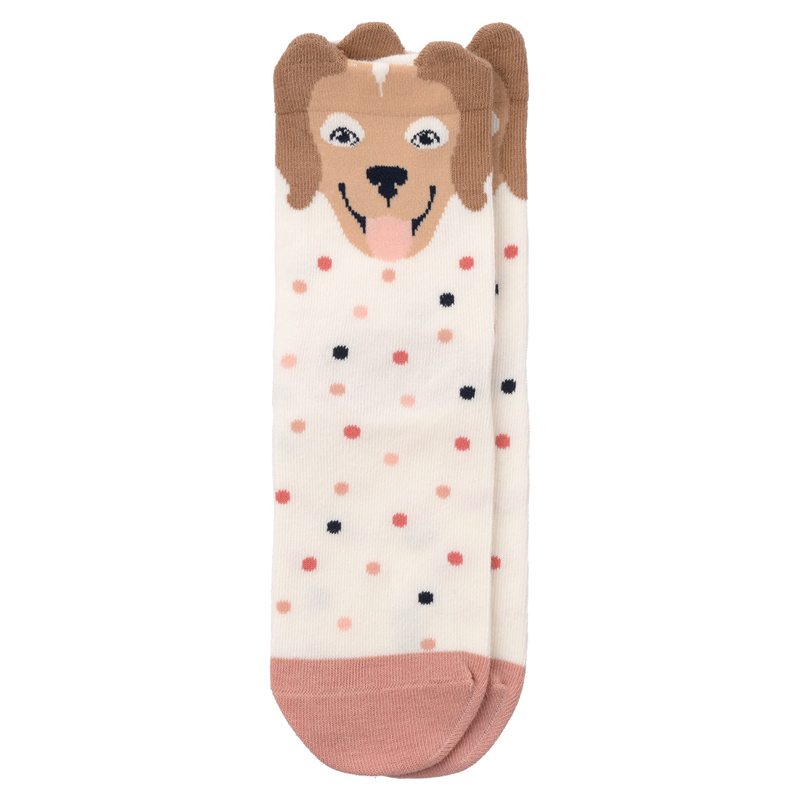 Topolino 3 Paar Mädchen Socken mit Tieren rosa / dunkelrosa / weiss