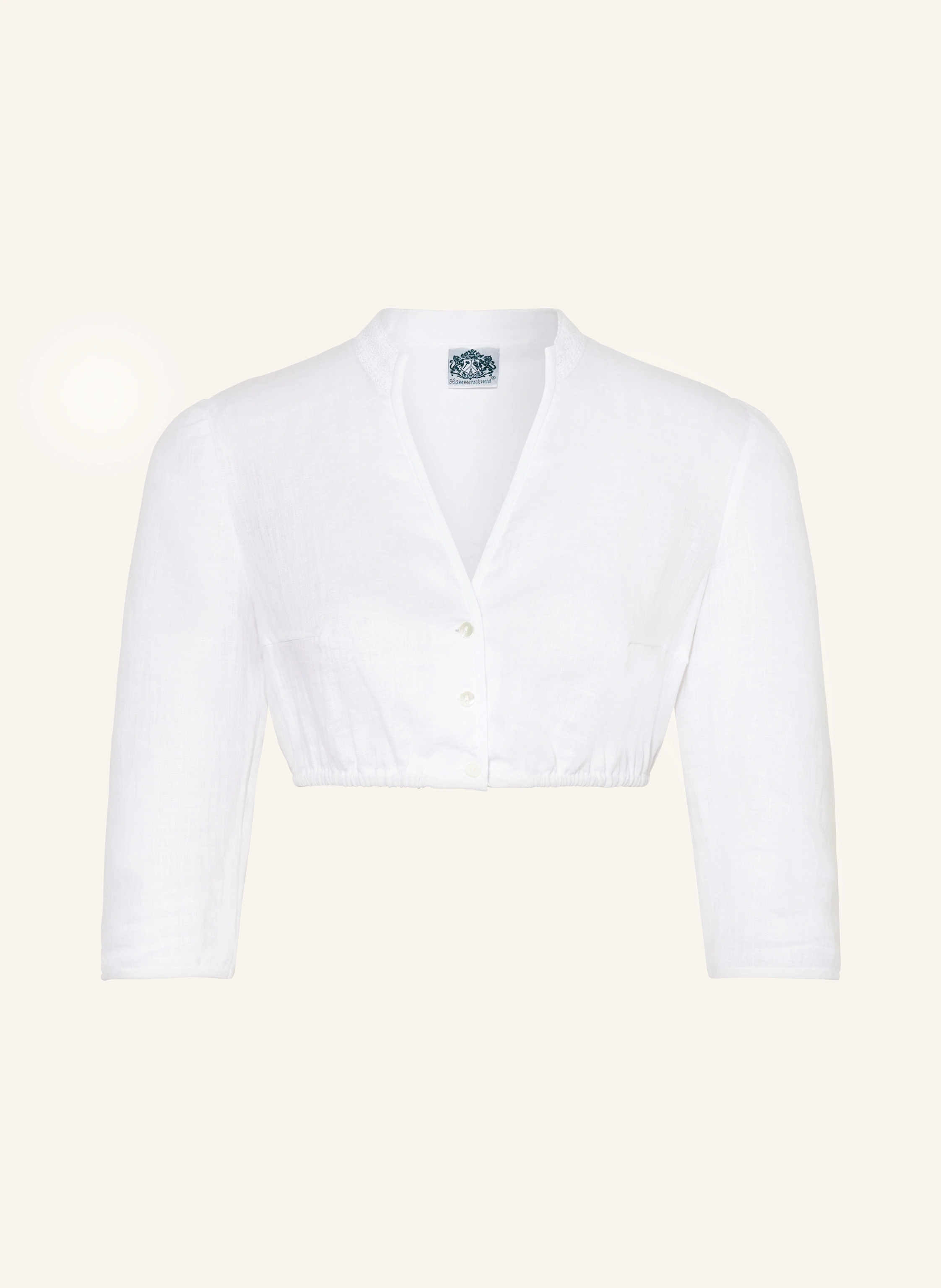Hammerschmid Dirndlbluse ASTRID aus Leinen mit 3/4-Arm