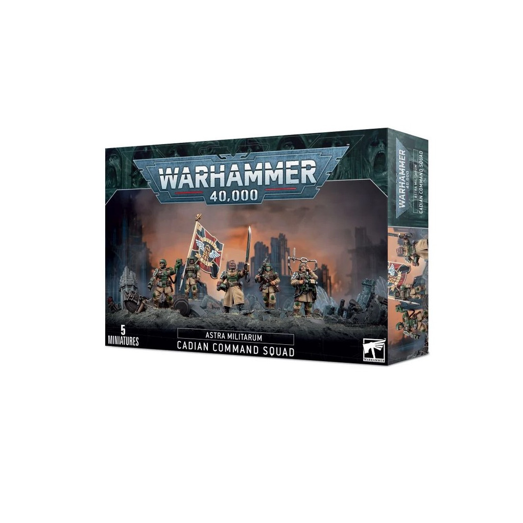 W40K : Astra Militarum - Escouade de Commandement Cadienne