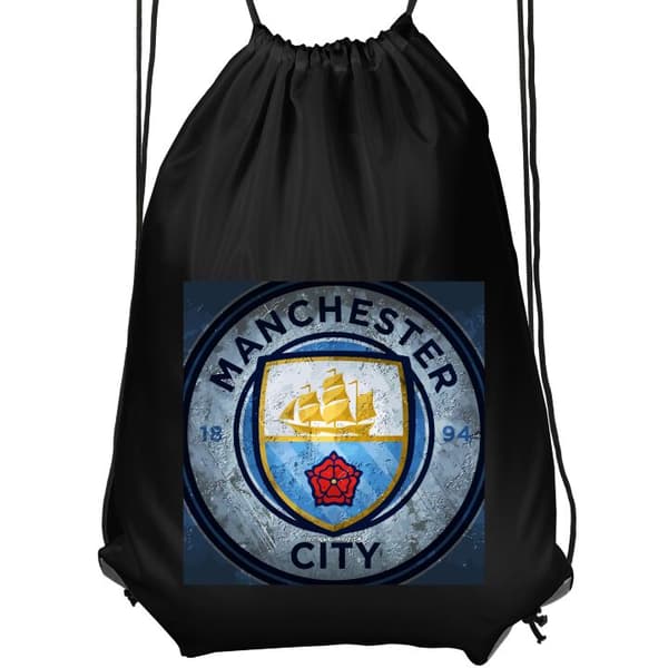 Praktisk Gympose | Sportspose for Voksen Manchester City FC Svart Voksen
