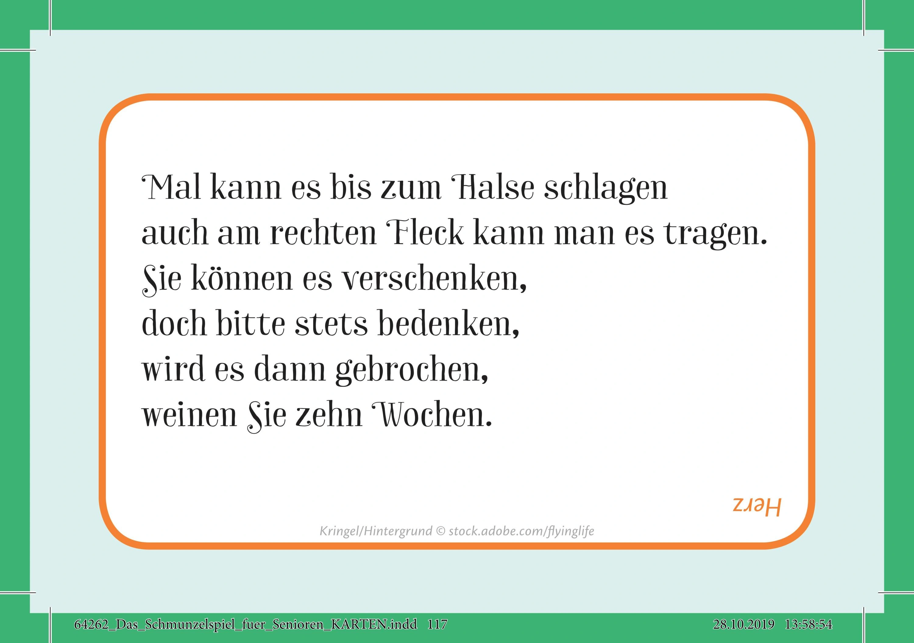 Das Schmunzelspiel für Senioren