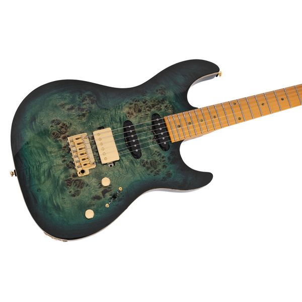 Larry Carlton S10 HSS Transparent Green