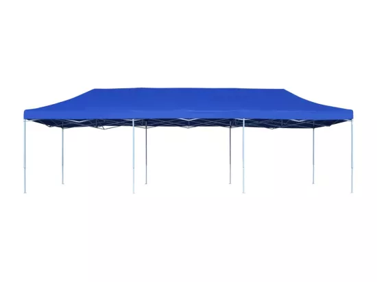 Tente de réception pliable 3x9 m Bleu