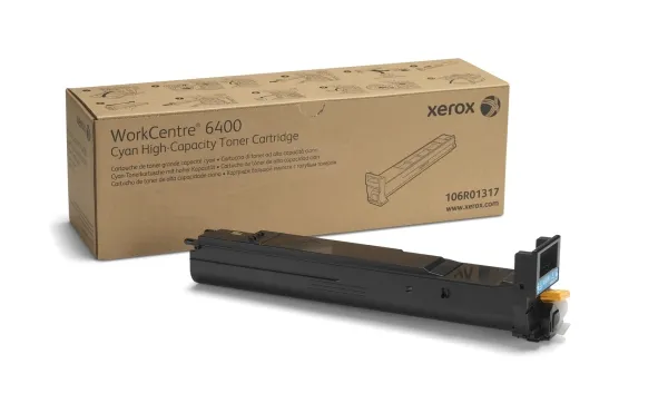 Xerox WorkCentre 6400 - Høj kapacitet - cyan - original - tonerpatron - for WorkCentre 6400, 6400/XFM, 6400S, 6400SFS, 6400X, 6400XF, 6400XM