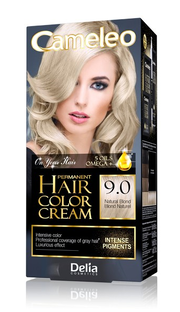 Cameleo Creme Permanente Haarkleuring 9.0 Natuurlijk Blond 1ST