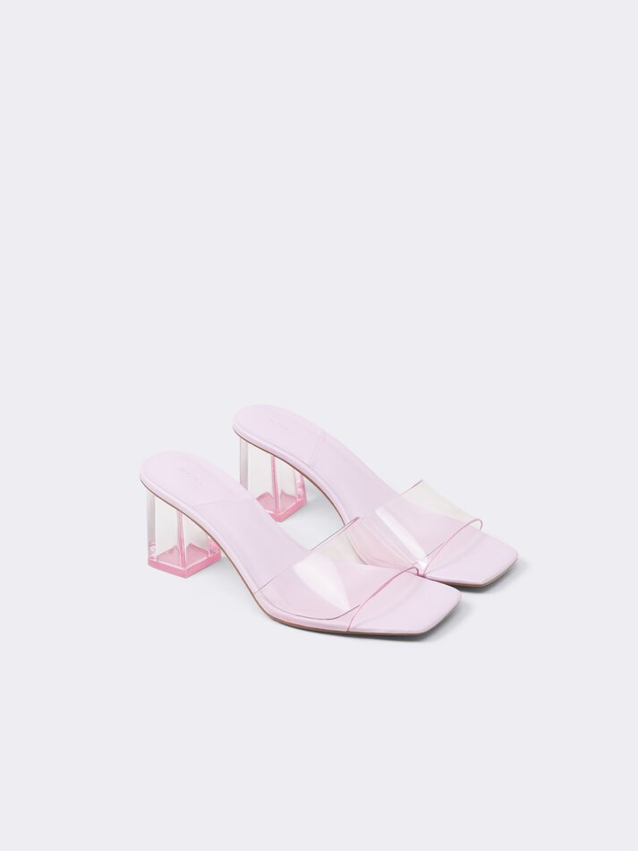 Sandália de salto Viniña - Rosa