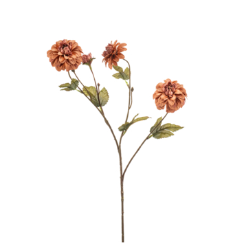 Dahlia spray koraal 65cm