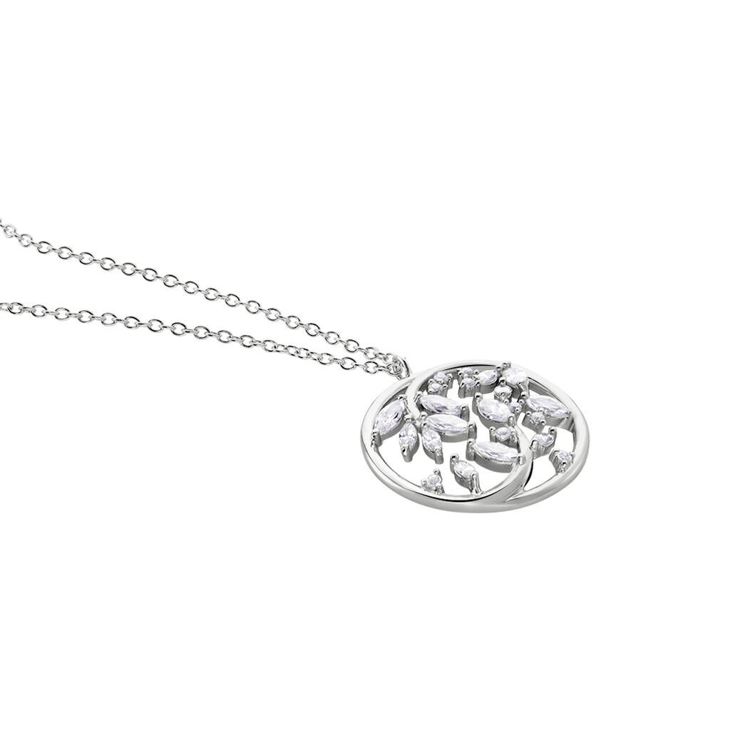 Collier Monico Argent Oxyde De Zirconium