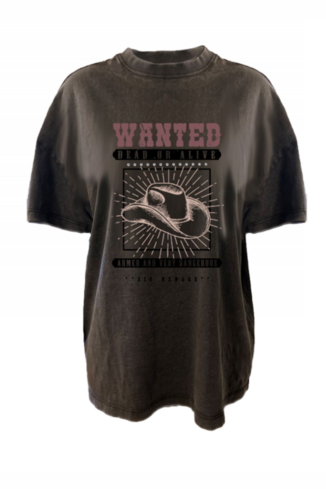 JDY JDYcarla S/S O-Neck Stud T-Shirt 4745029 phantom wanted