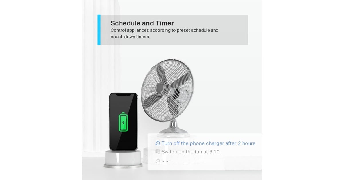 TP-LinkTAPO P100 Mini Smart Wifi-stopcontact (4 pack) schakel stekkerdoos  (Wit, 4 stuks)