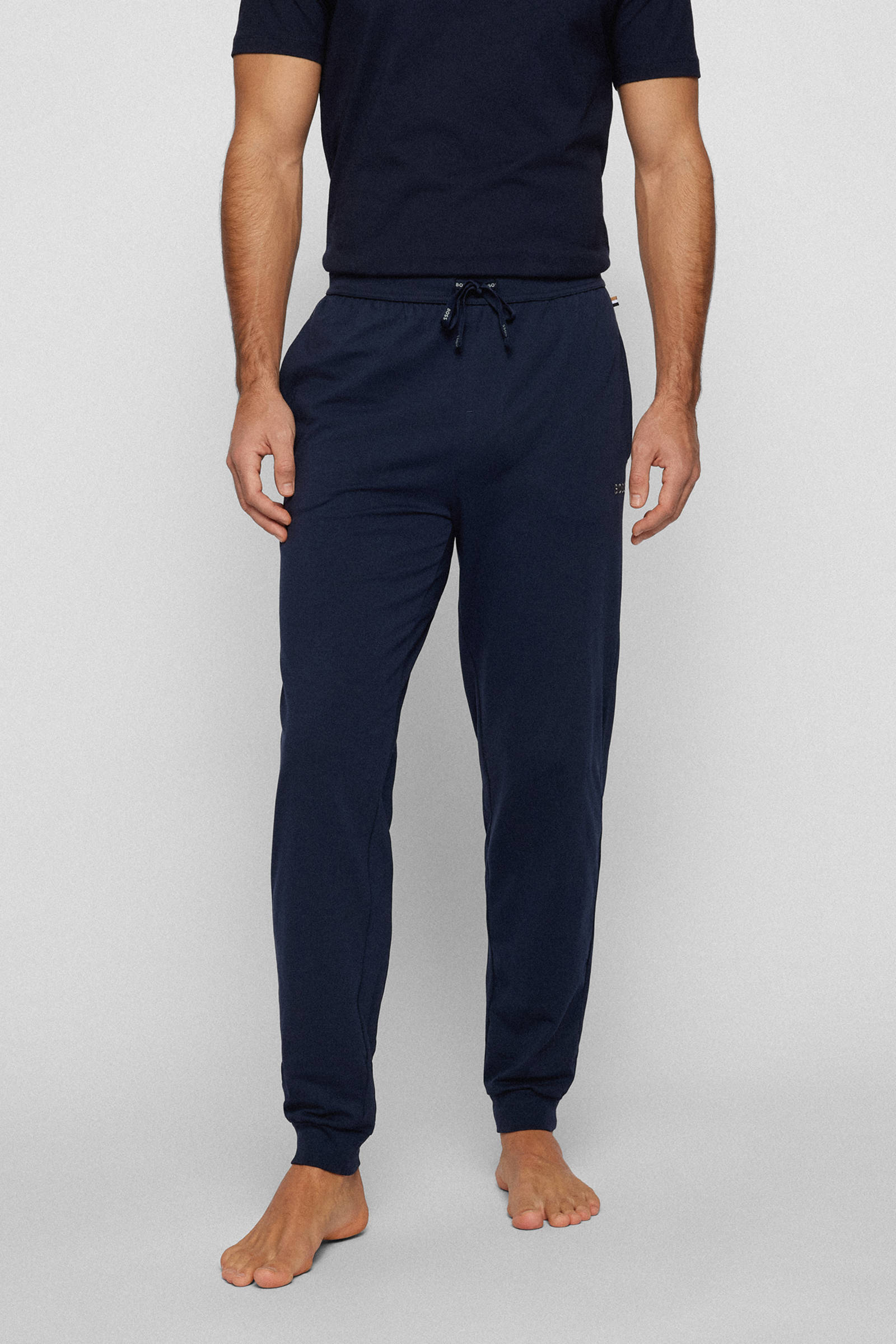 BOSS loungebroek donkerblauw