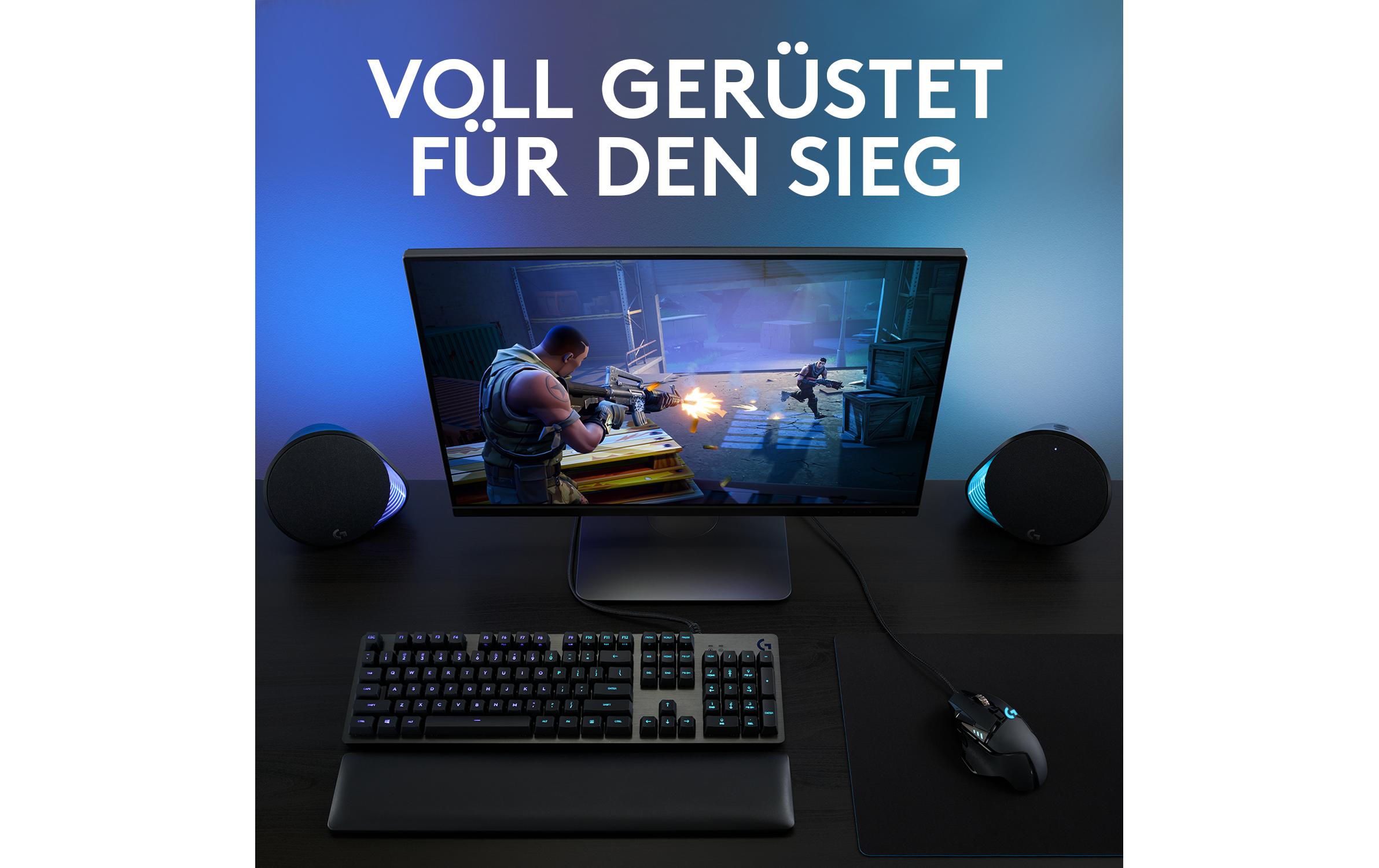 Gaming-Maus G502 HEROHochpräzise Gaming-Maus mit justierbarem Handling und RGB-Beleuchtung