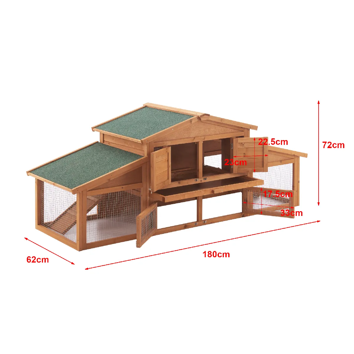 En.Casa en_casa Clapier Schmitten 2 niveaux - 72 x 180 x 62 cm
