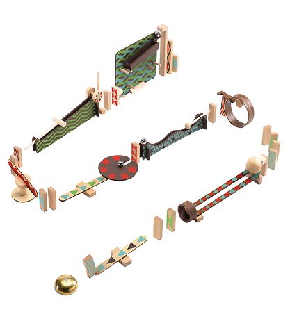 Djeco Kugelbahn - 48 Teile - Zig & Go - Holz