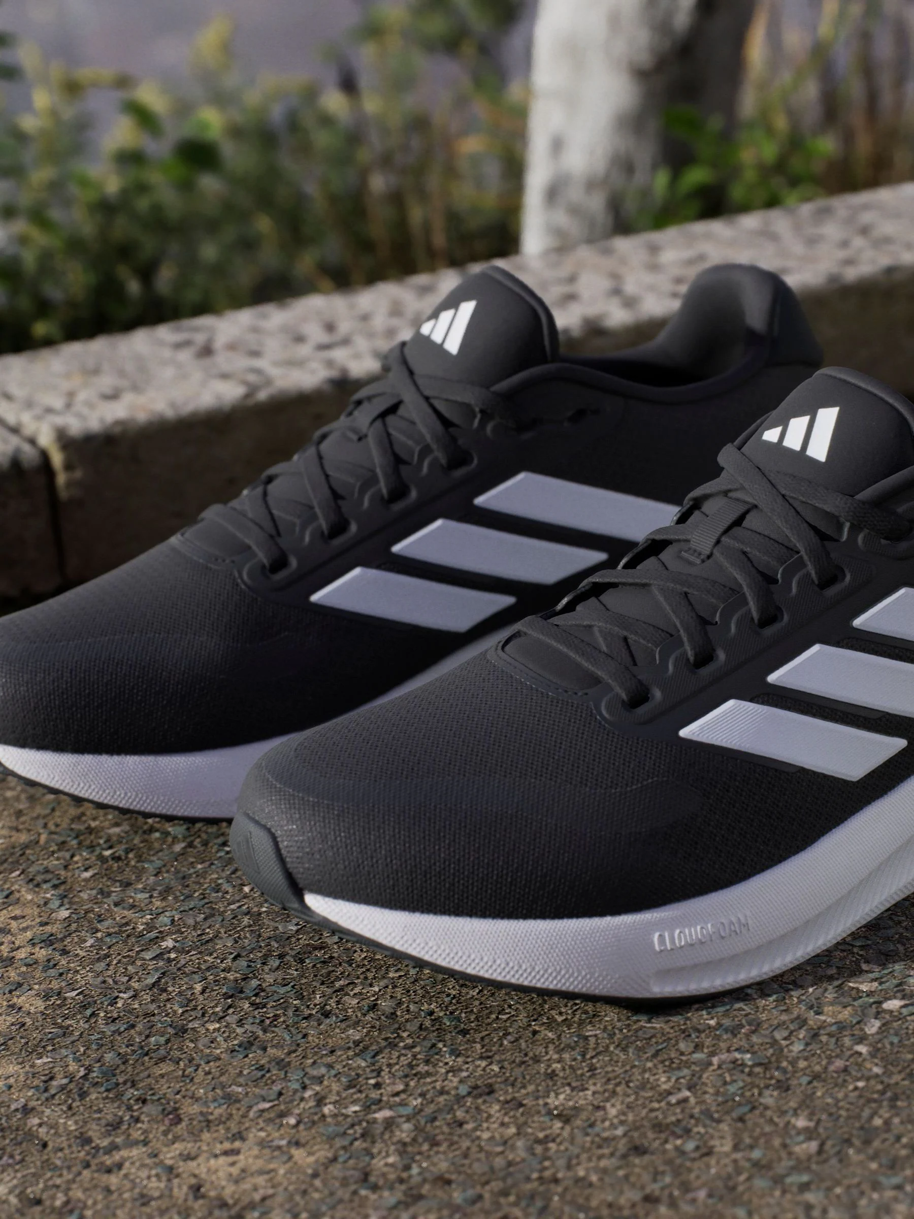Zwart/wit - adidas Runfalcon 5 Running Trainers