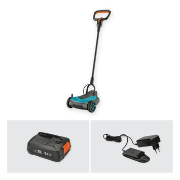 Gardena 18V grasmaaier HandyMower 22cm incl. 2,5Ah accu   lader
