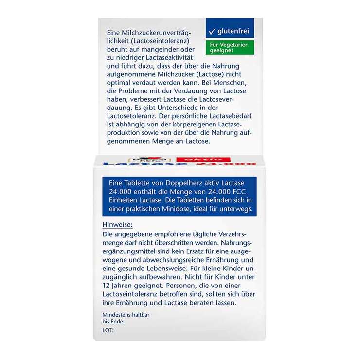 Doppelherz Lactase 24.000 Tabletten, 50 St