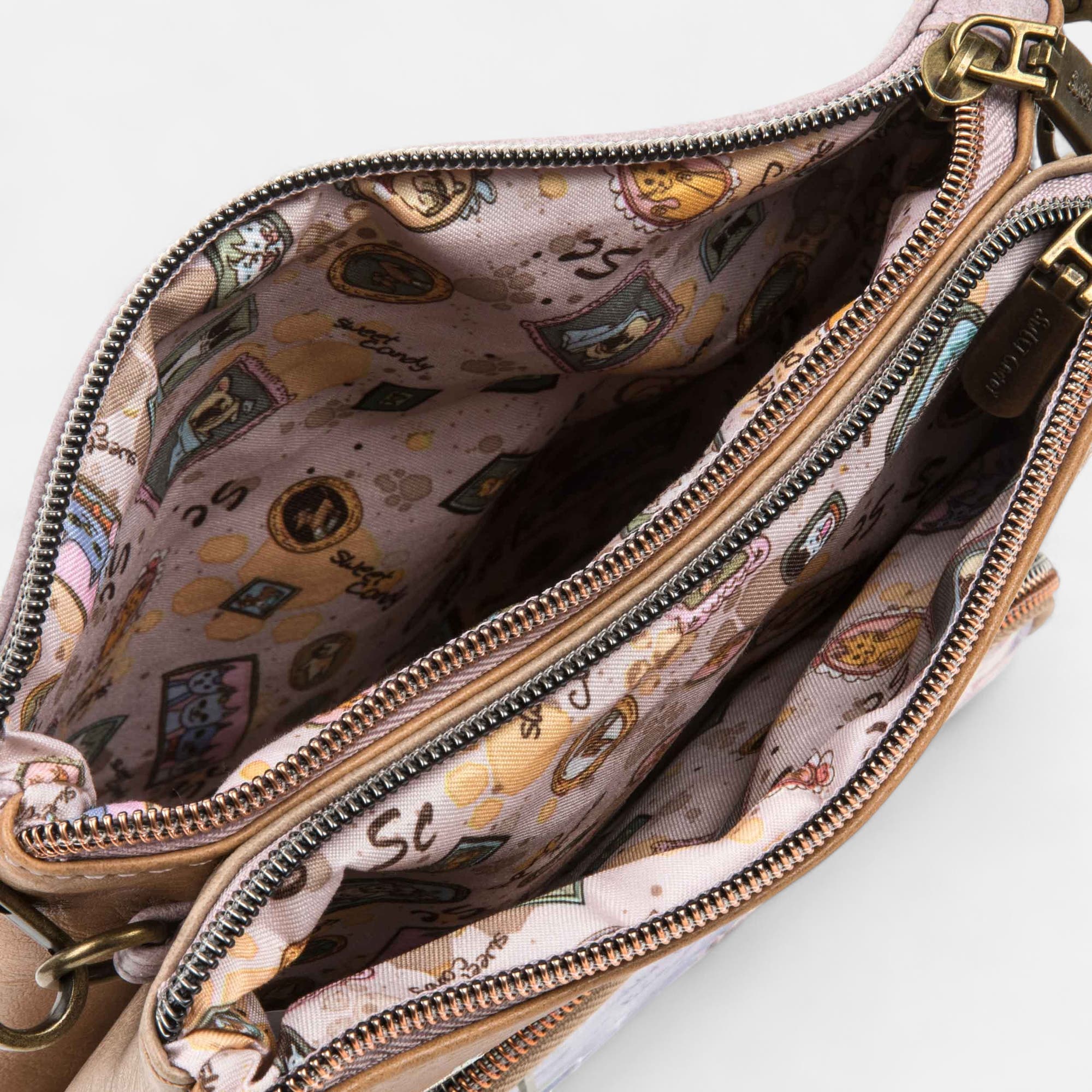 Sac bandoulière violet
