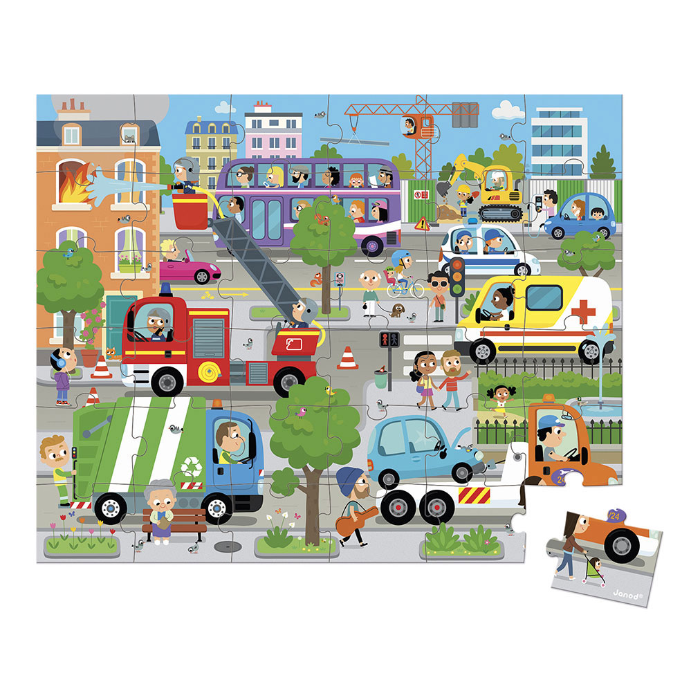 Janod Puzzel - De Stad, 36st.