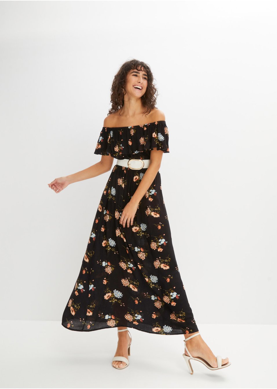 Robe Carmen imprimée