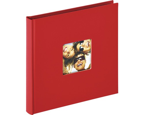 Fotoalbum Fun rood 18x18 cm