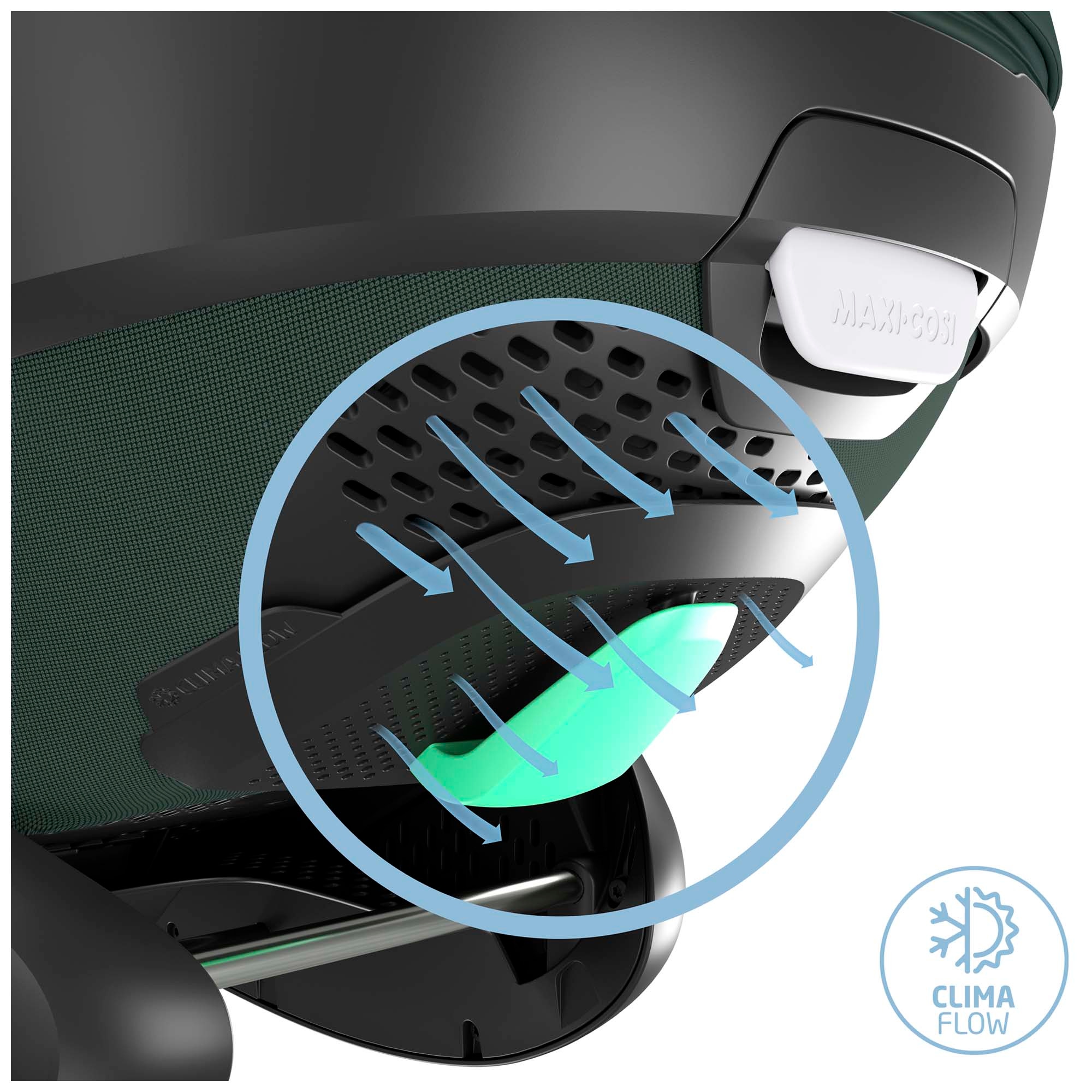 Maxi-Cosi Pebble 360 Pro2 i-Size Twillic Green