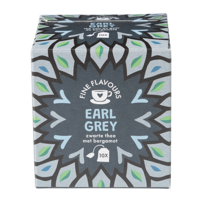 Fine Flavours zwarte thee - Earl Grey - 10 zakjes