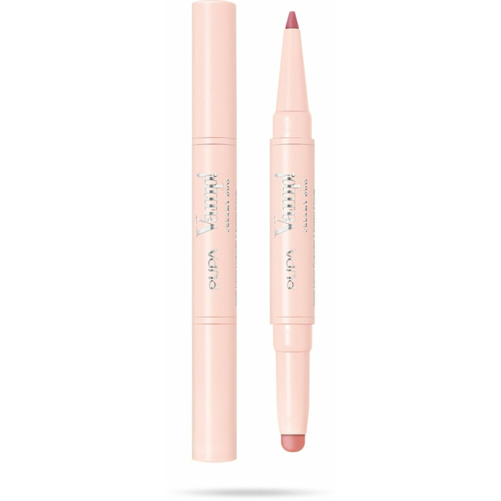 PUPA Milano Vamp! Creamy Duo Lip Pencil & Shiny Lipstick 004 Light Rose0,8 gr