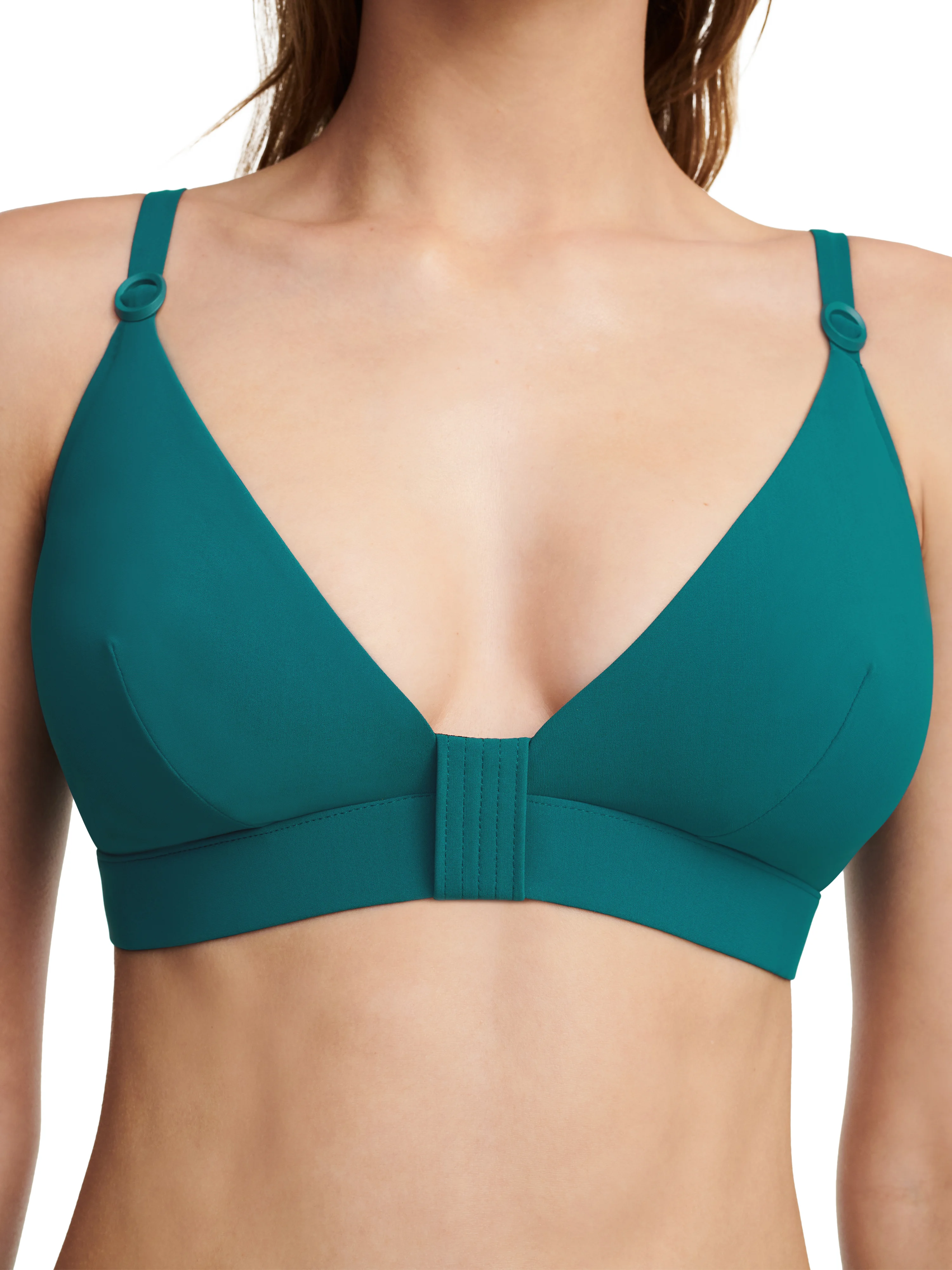 CELESTIAL - Haut de maillot de bain triangle bretelles multi-positions | Vert