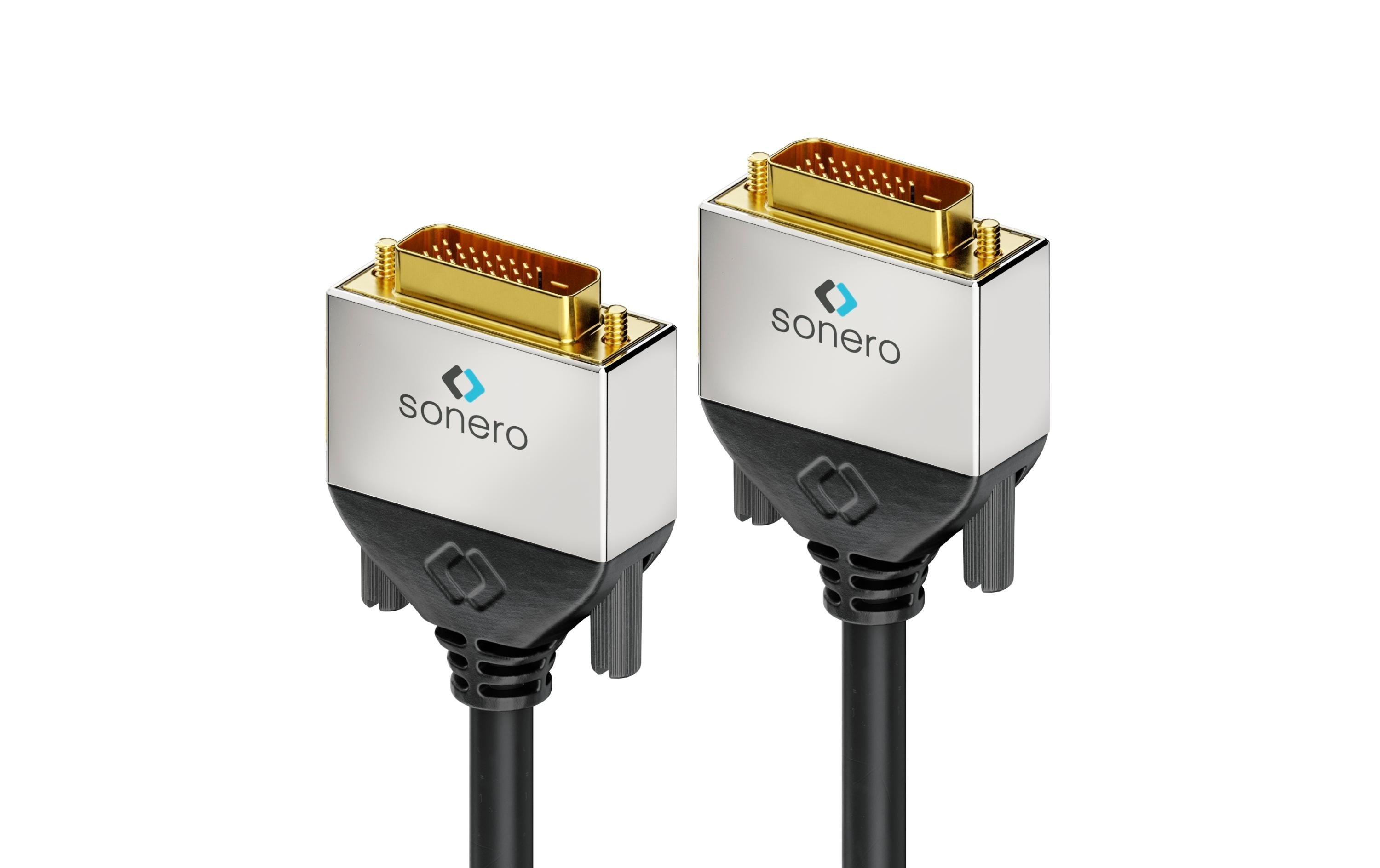 Kabel DVI-D - DVI-D, 2 mSonero DVI Dual-Link Kabel