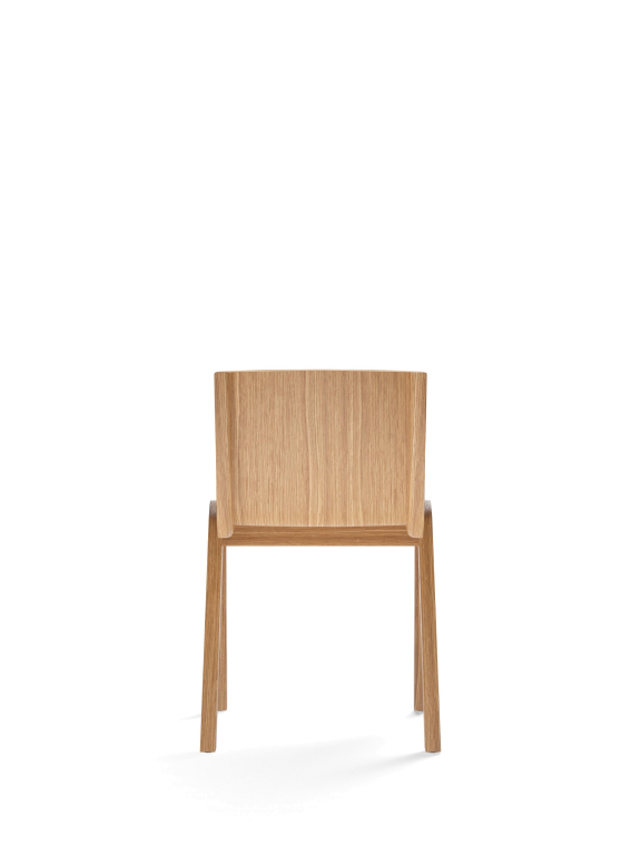 Audo Copenhagen Ready eetkamerstoel naturel eiken, zitting Bouclé 02