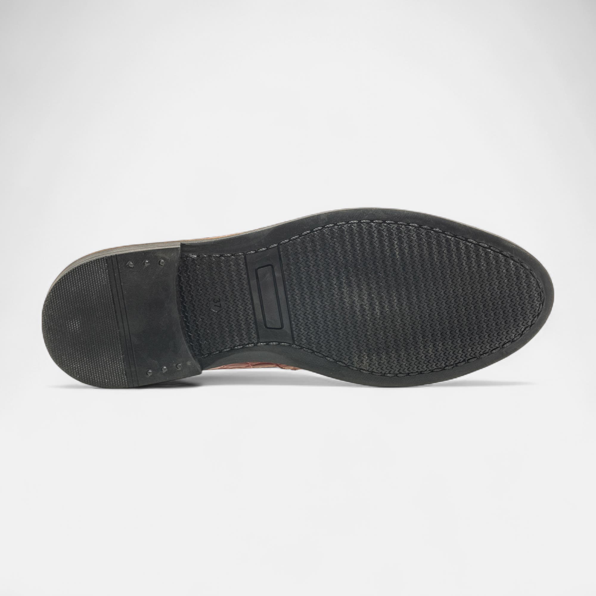 Mocassins Femme en cuir rouge