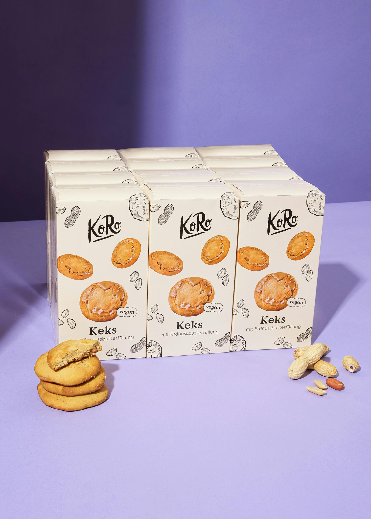 Gefüllter Erdnussbutterkeks 12 x 150 g