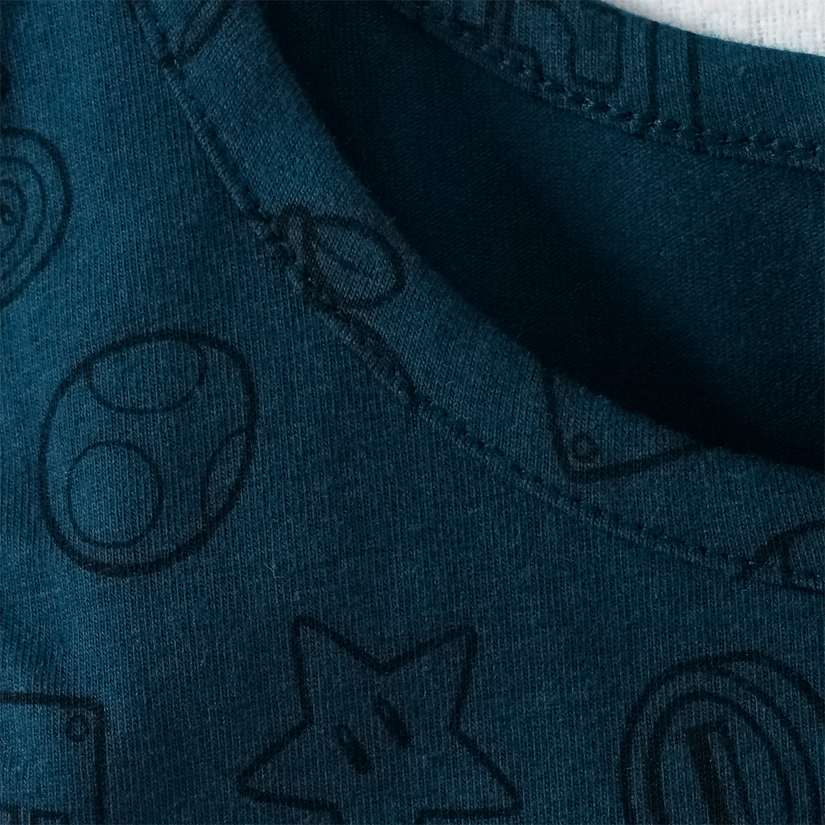 Topolino 2 Super Mario Unterhemden mit Prints dunkelblau / rot