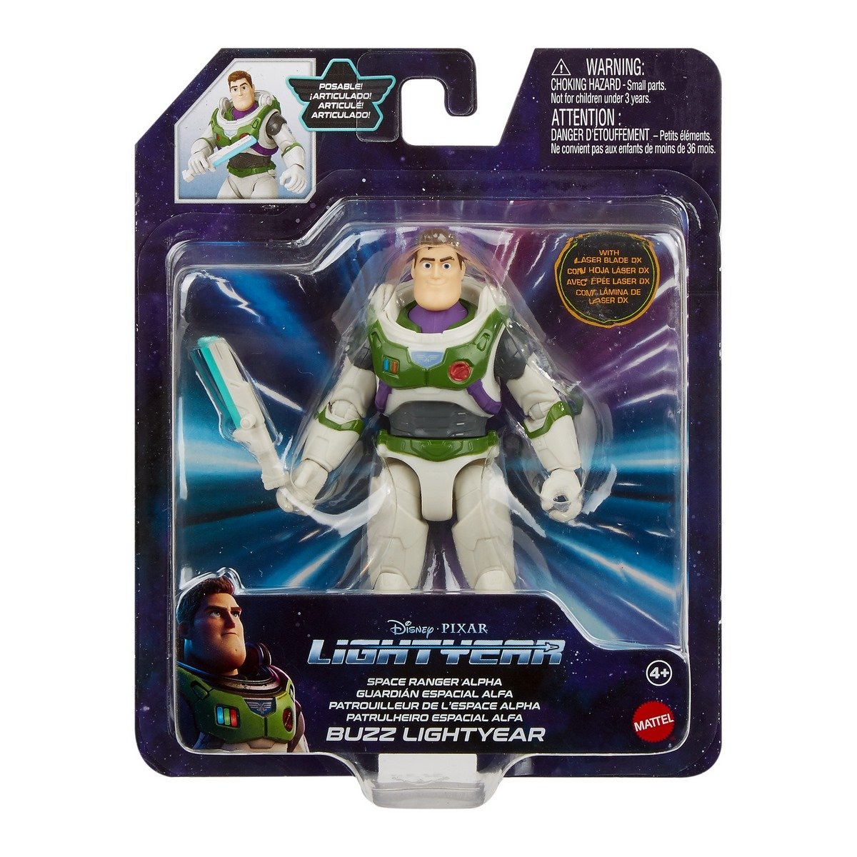 Pixar Buzz l'éclair - Figurine Buzz combinaison alpha