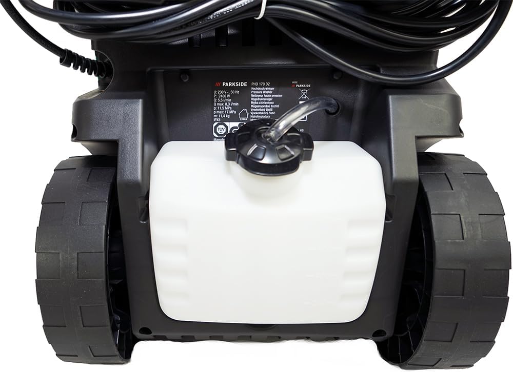 HEADNMORE® Bundle - Parkside® Hochdruckreiniger PHD grün - 2400W - 500 l/h - 170bar + HEADNMORE® Schlüsselanhänger