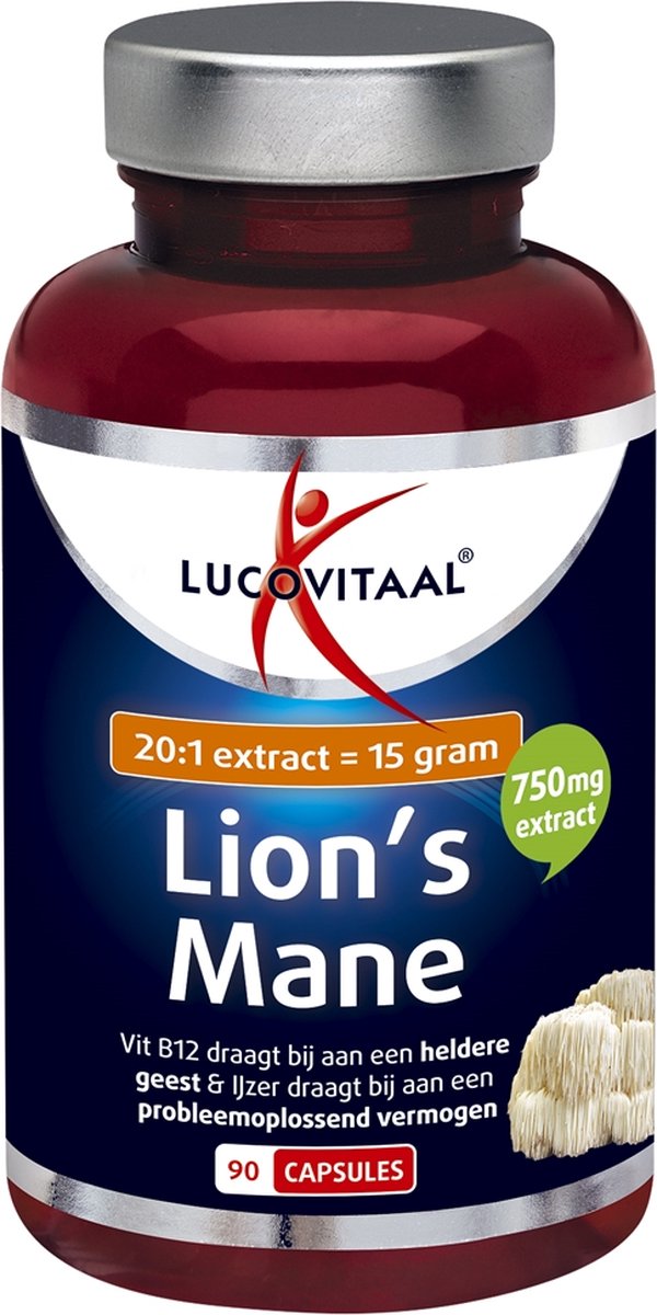 Lucovitaal Lion’s Mane (90 capsules)