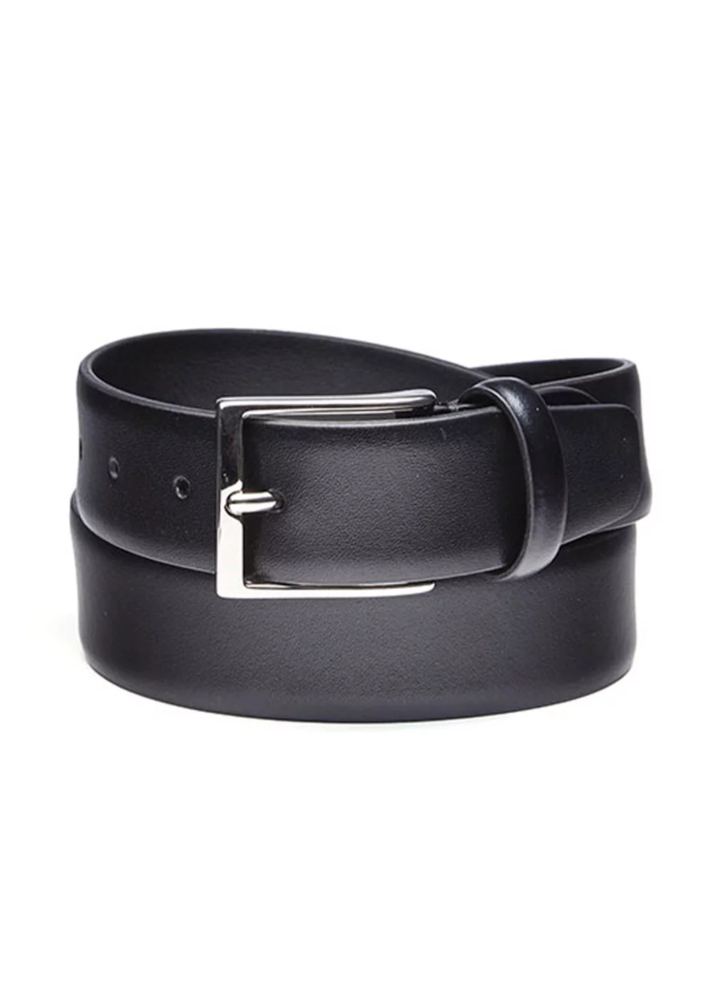 CEINTURE BOLTON VEAU LISSE NOIR