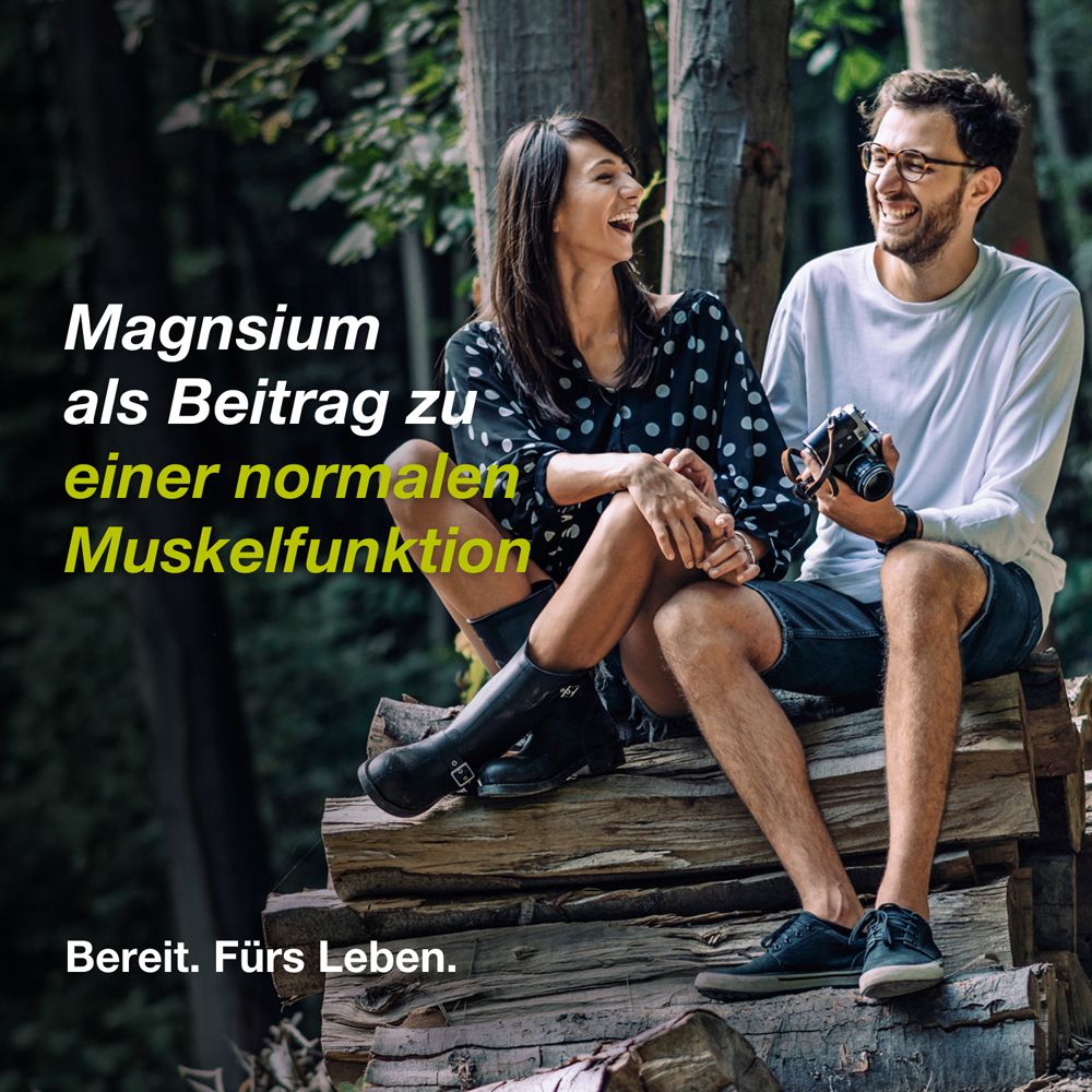 Orthomol Magnesium Plus - für eine normale Muskelfunktion - mit 150 mg Magnesium und Superoxid-Dismutase aus Melonenfruchtsaft-Konzentrat