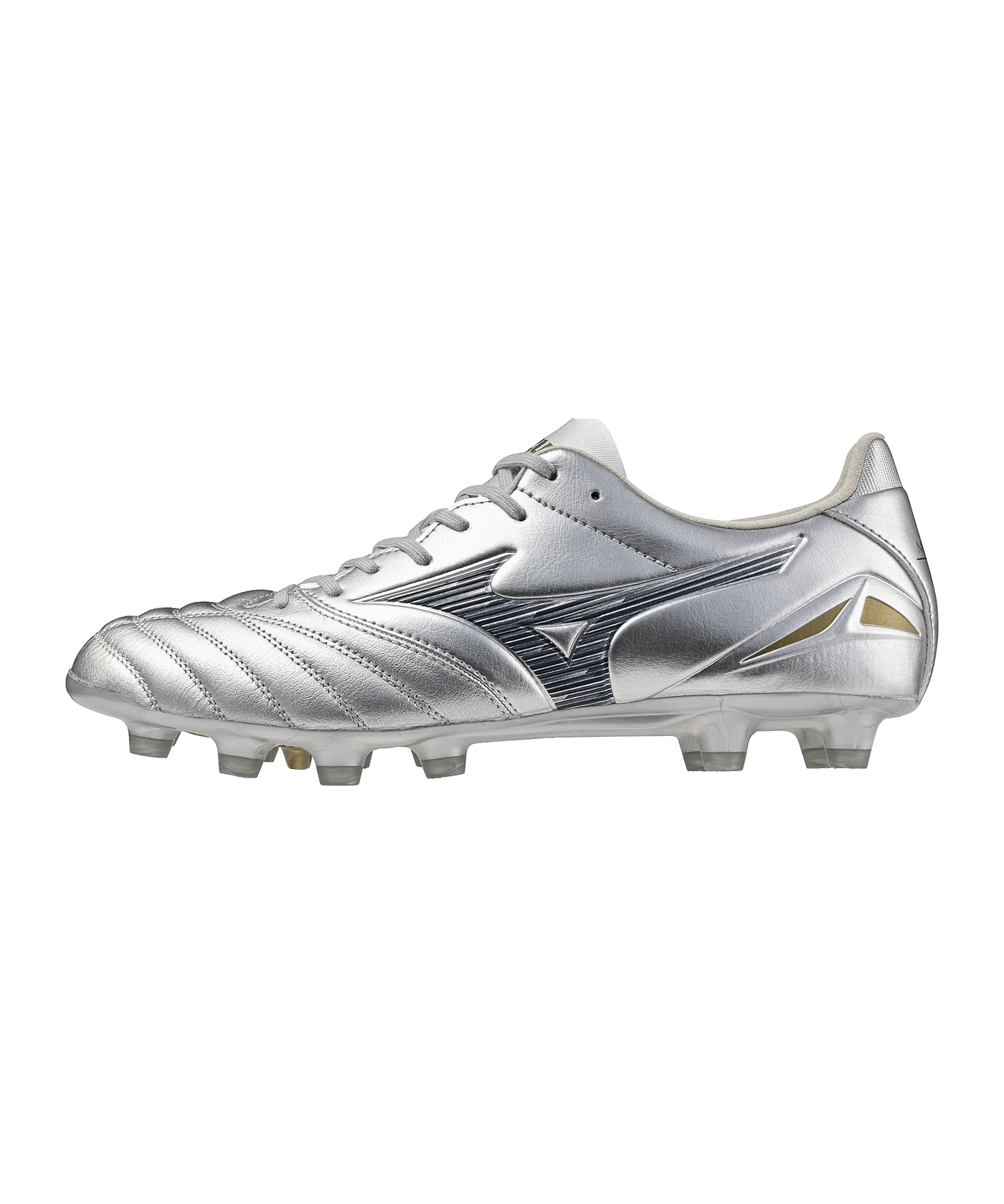 Mizuno Morelia Neo IV Pro FG Platinum Silver Silber F04