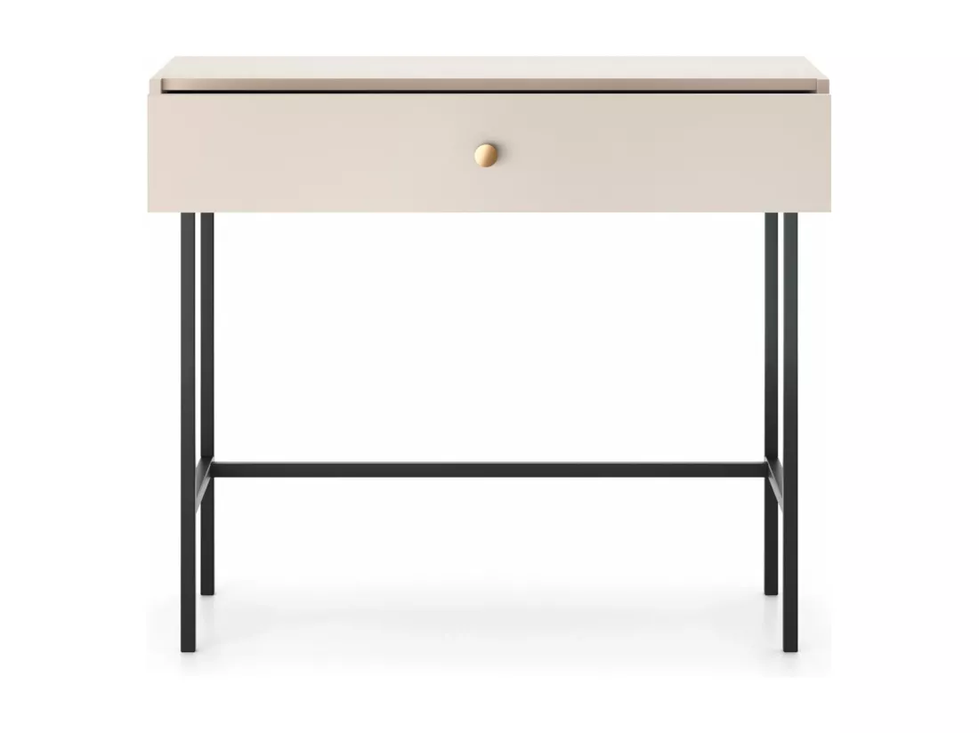 Coiffeuse - avec tiroir - 93 cm - grège - DIVENOS