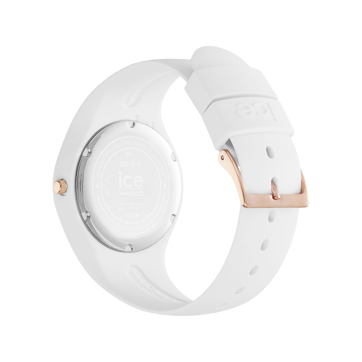 Montre Ice Watch femme bracelet silicone blanc
