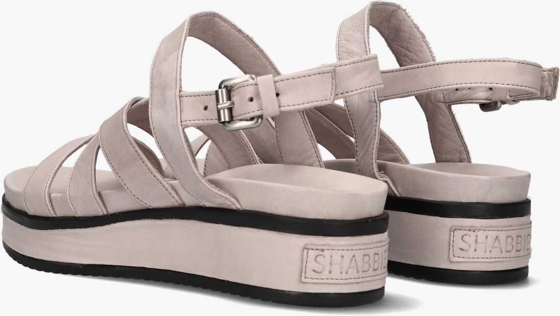 SHABBIES grijze shabbies sandalen 170020259