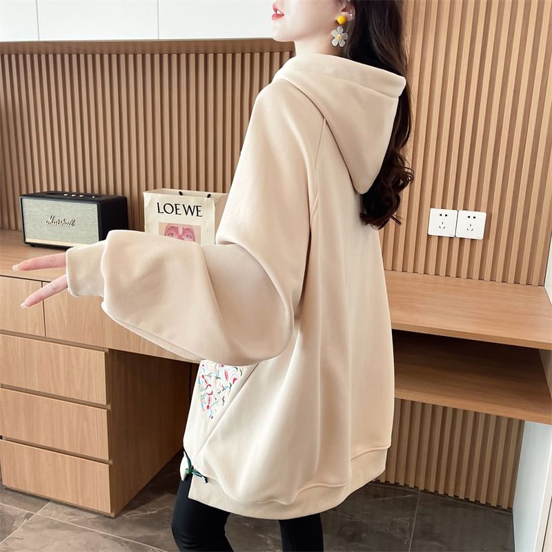 Honey River - Geborduurde losse hoodie