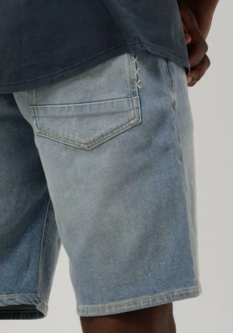 SCOTCH & SODA blauwe scotch & soda korte broek ralston short seasonal essentails - blue skies