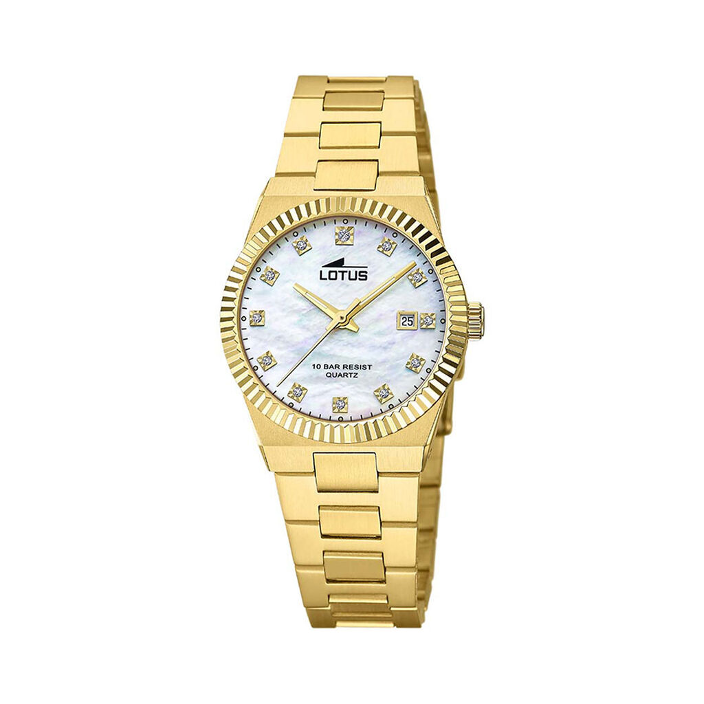 Montre Lotus Freedom Collection Nacre Blanche