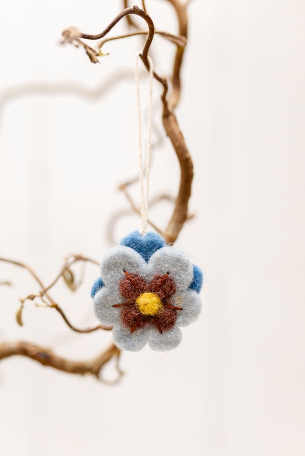 Hanger, vilt, bloemen, set van 4