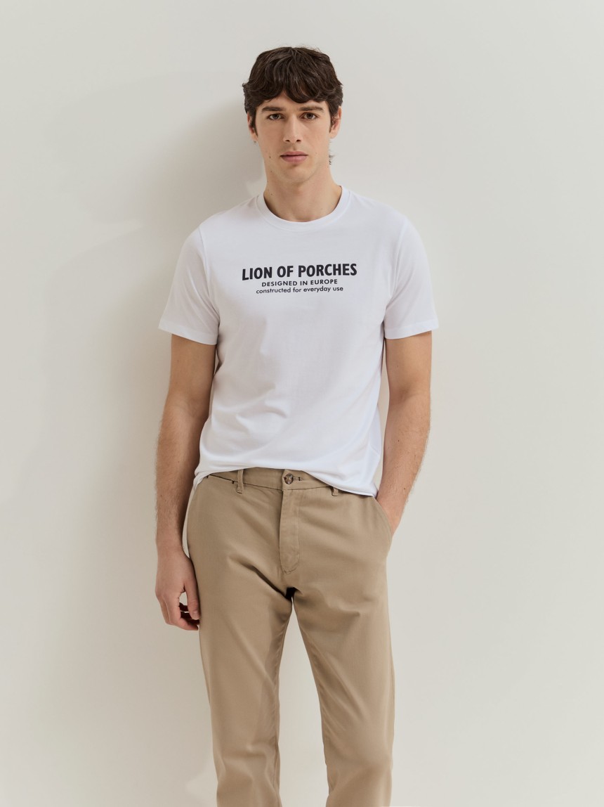 Calças chino regular fit